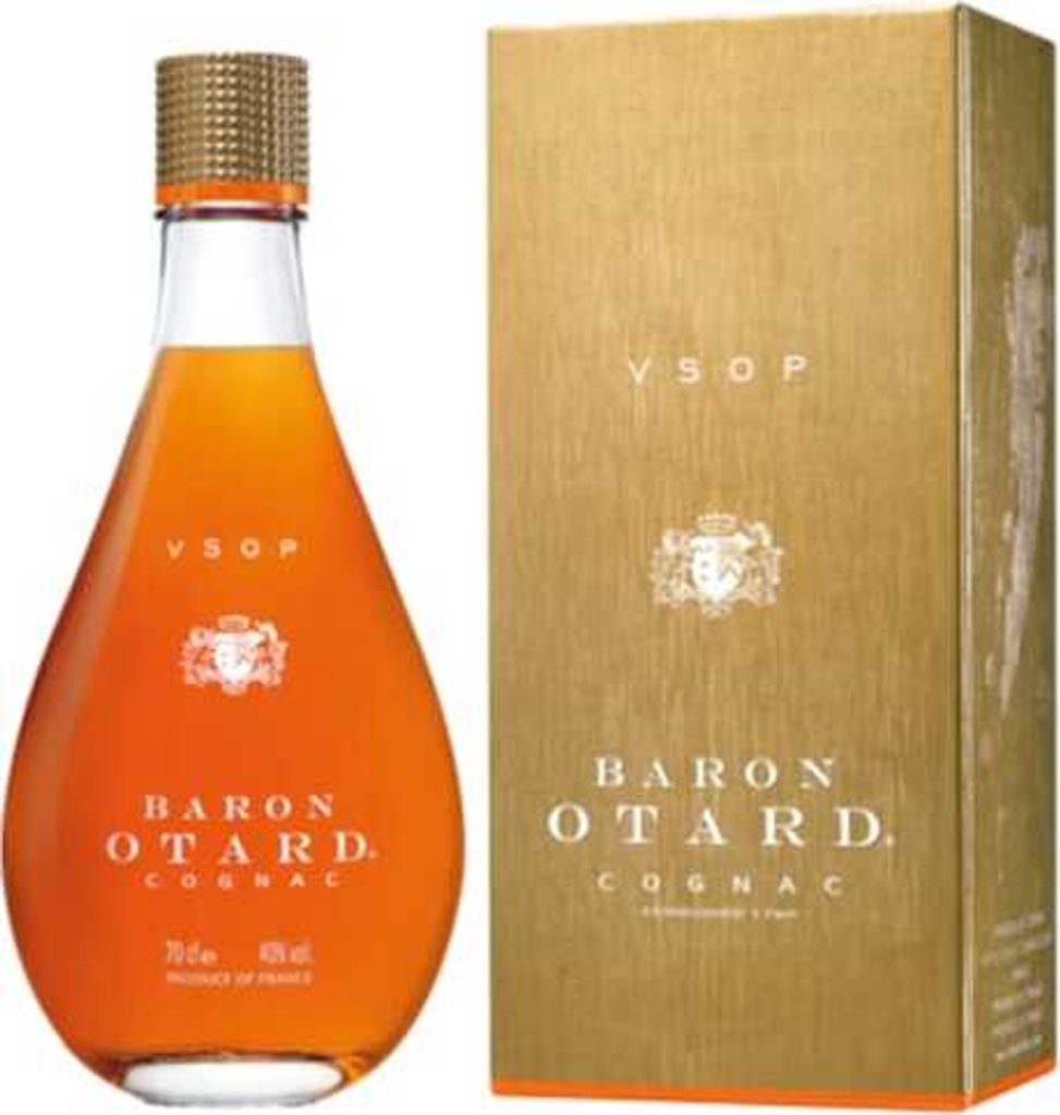 Baron Otard VSOP Cognac ausgewogen vollmundig und Produktbild 