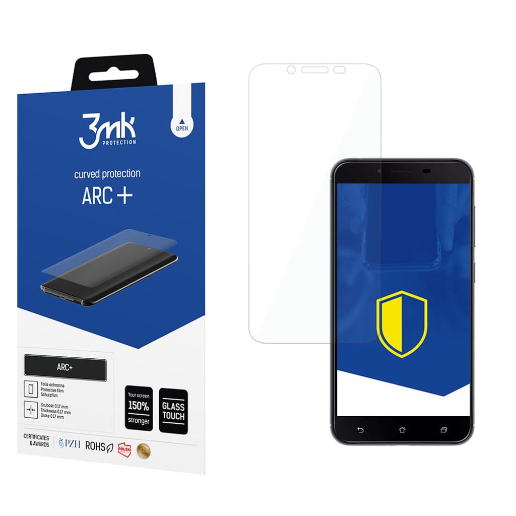 3mk Display Schutzfolie ARC+ für Asus Zenfone 3 Max ZC553KL 0,17mm Self-Heal