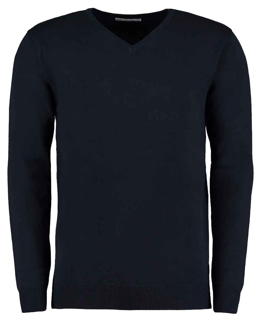 Kustom Kit - "Arundel" Sweatshirt V-Ausschnitt für Herren/Damen Uni LT3514 (L) (Marineblau)