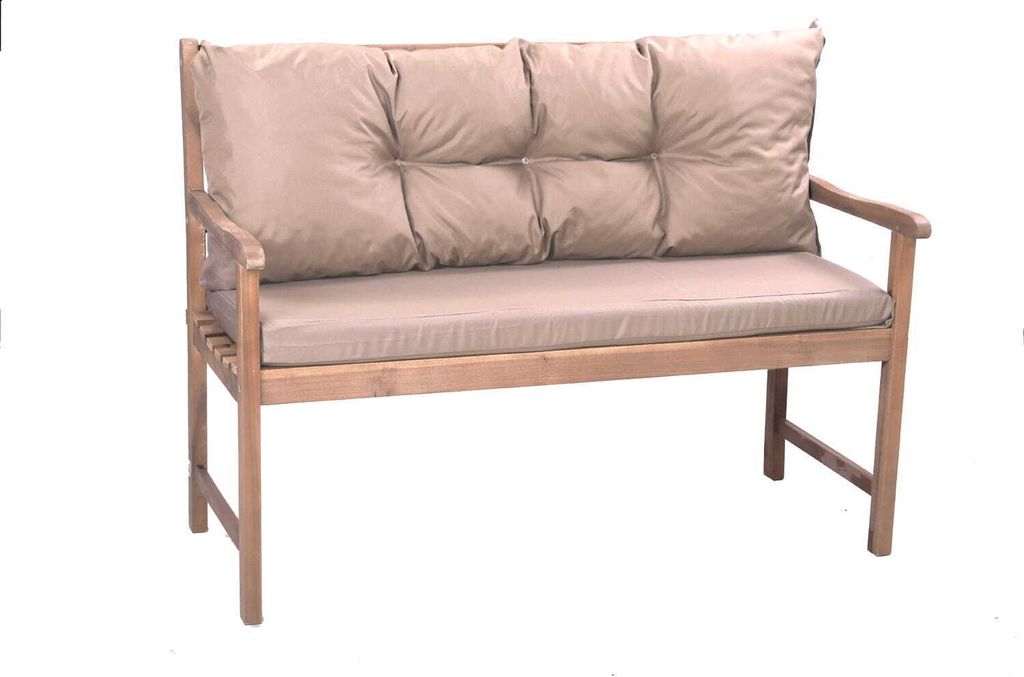 Cuscino per panca 120 x 50 x 40 Beige | cuscino per panca Immagine del prodotto 