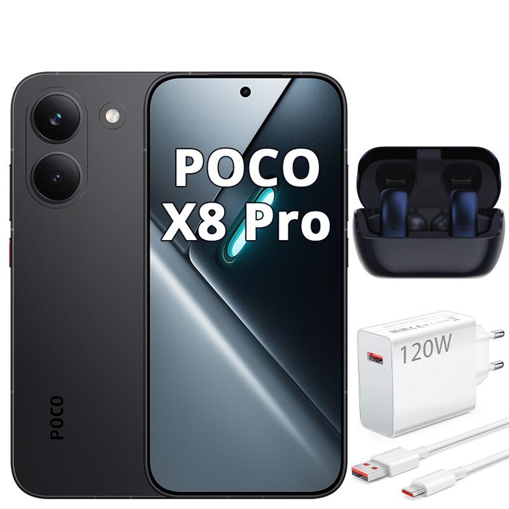 Smartphone XIAOMI POCO X8 Pro 5G, 12GB di RAM, 512GB di Immagine del prodotto 