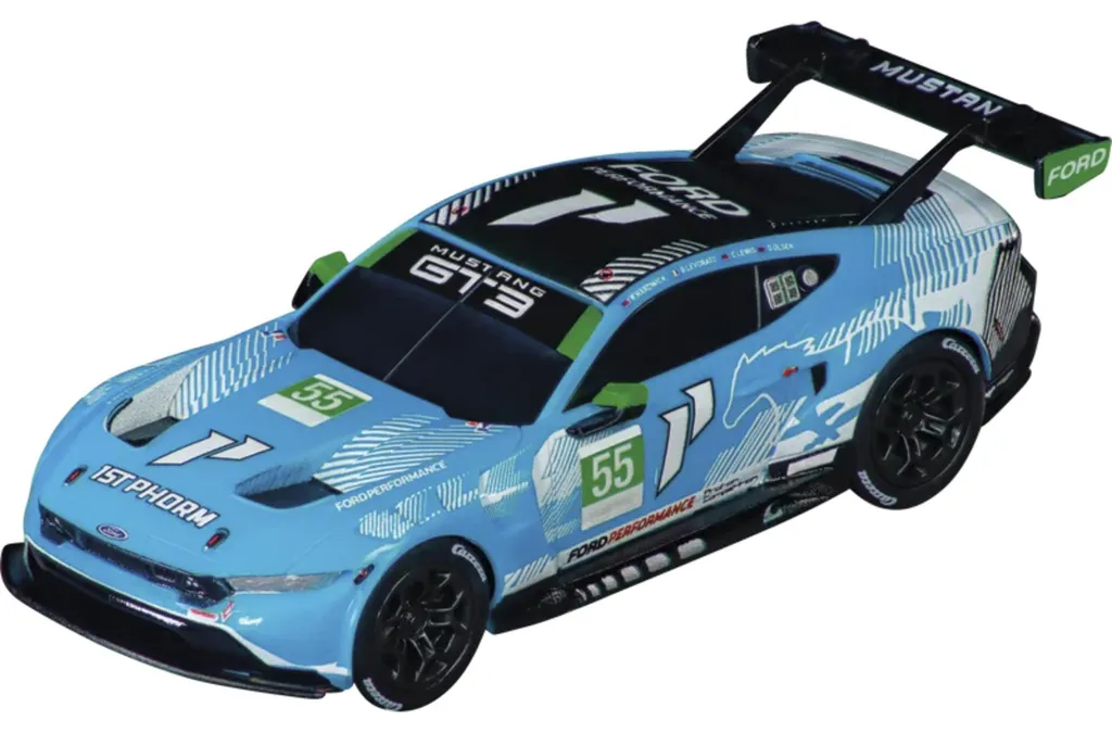 Ford Mustang GT3 Carrera 1:50 n° 55 Voiture de Course Stable et Rapide