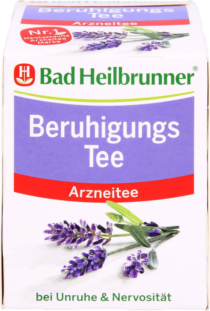 Bad Heilbrunner Beruhigungs Tee mit Lavendelblüten, 8X1.0 g Produktbild 