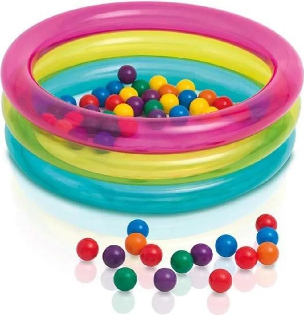Piscine à balles intérieure pour enfant Intex 86 cm - Jeu d'éveil 48674