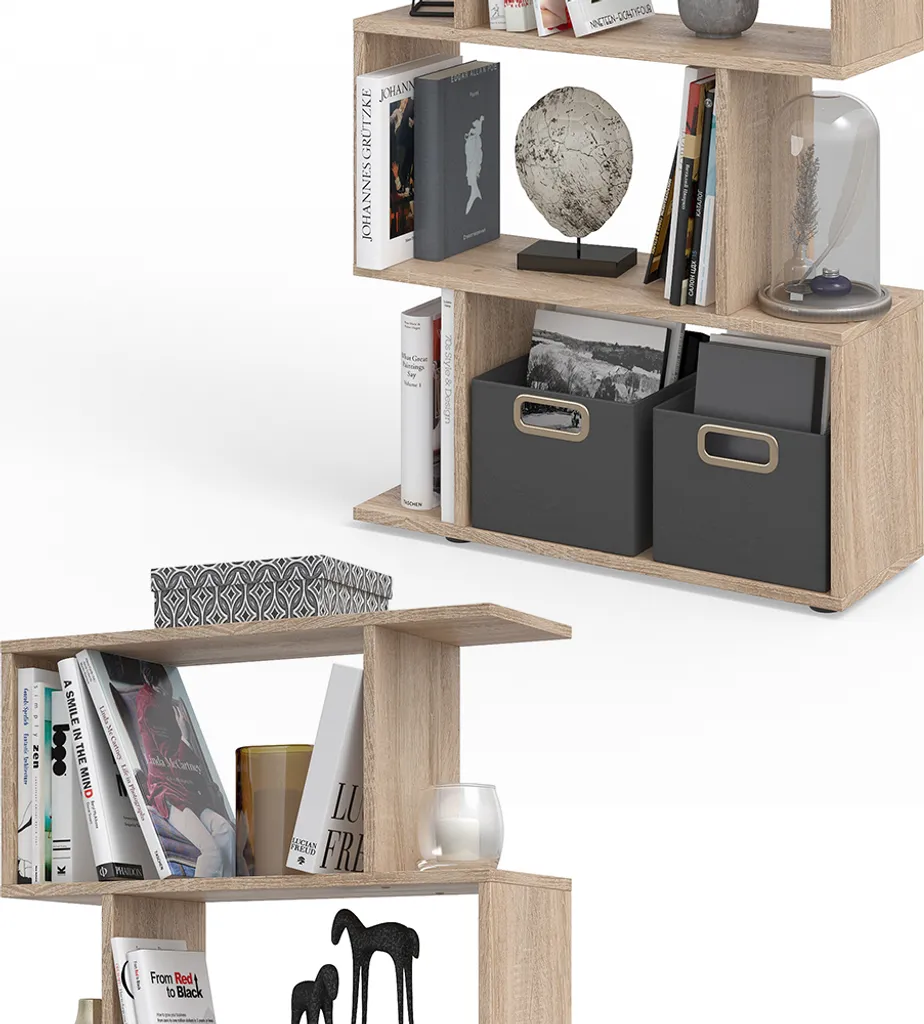 Étagère de séparation Vicco Levio 70x192 cm décor chêne Sonoma