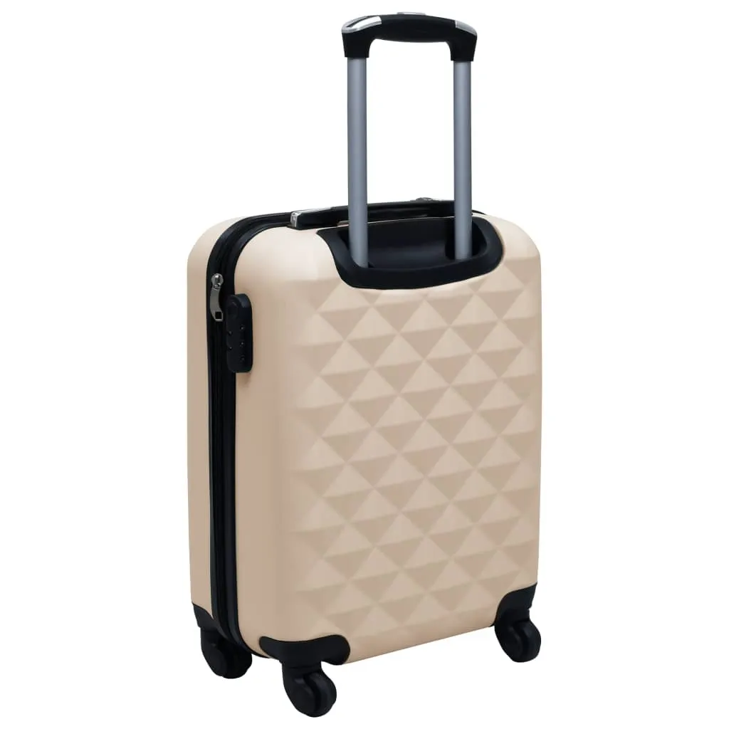 Valise Trolley à coque dure Golden ABS robuste pour voyage en avion
