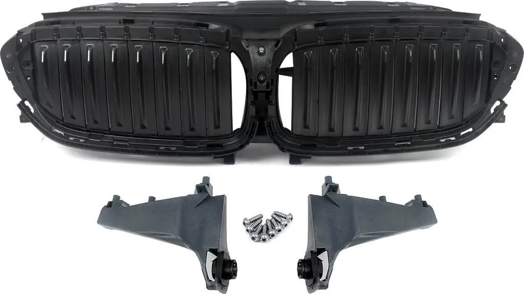 Grille Calandre Sport pour Refroidissement Moteur - Look Noir Brillant
