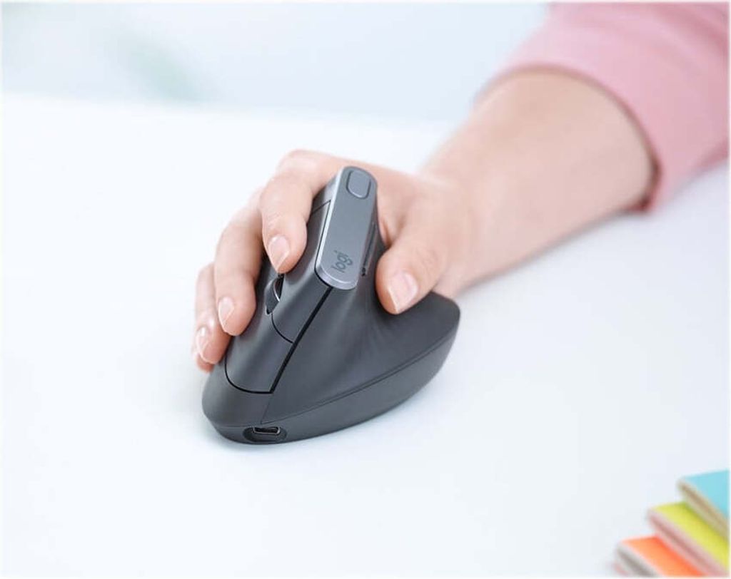 Logitech Wireless Mouse MX Vertical ergonomisch black Obrázok produktu 54