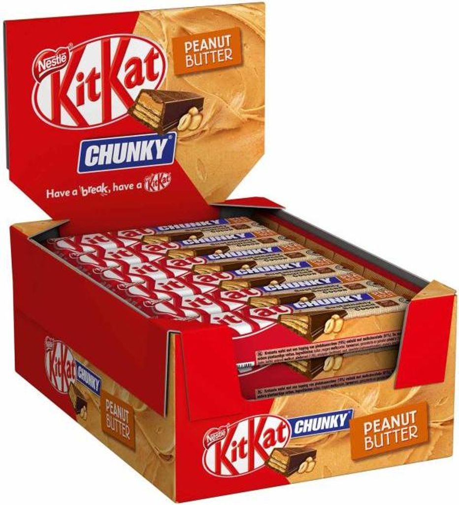 KitKat Chunky Peanut Butter 24x42g Produktbild 