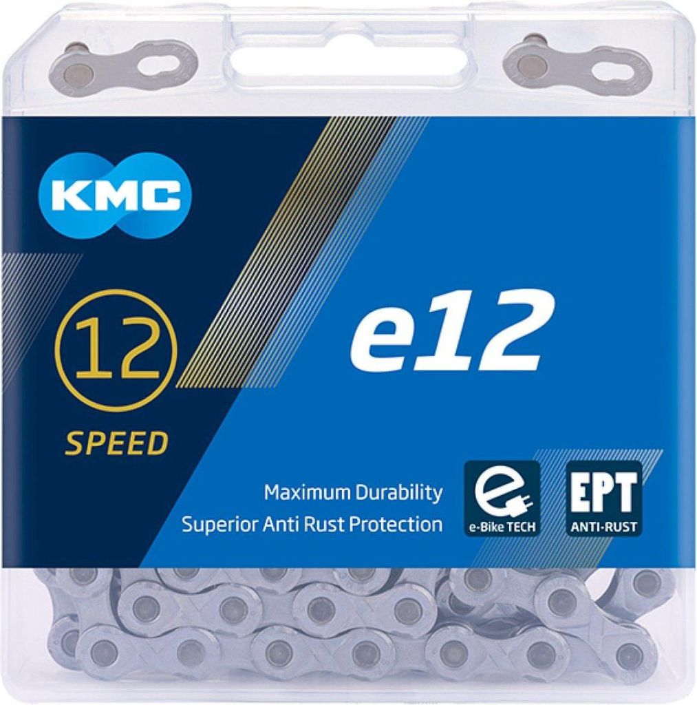 KMC E-Bike Kette e12 EPT 12-fach silber 130 Glieder Produktbild 