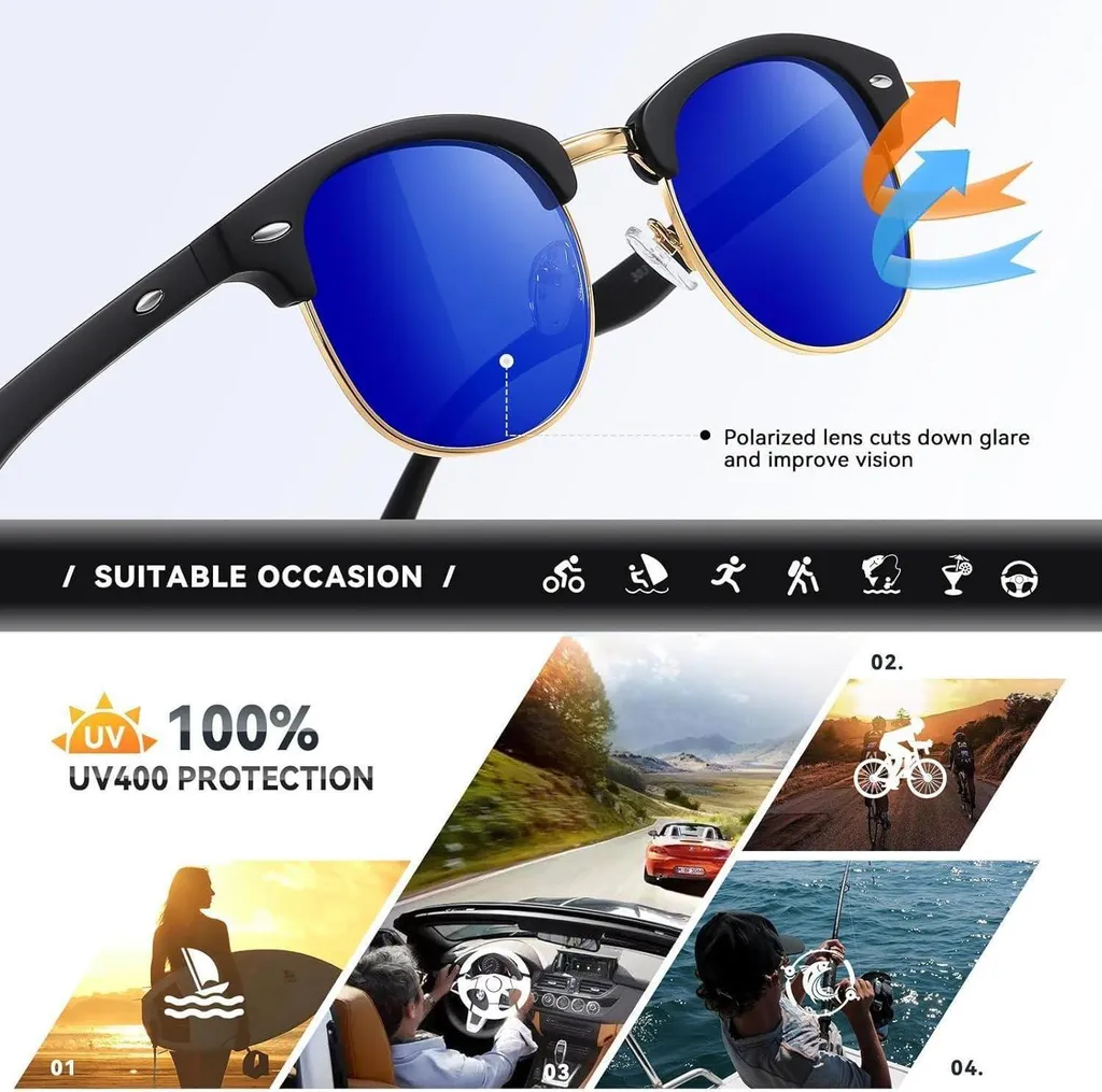 Occhiali Da Sole Polarizzati Gatorz In Alluminio E Magnesio Da Uomo Protezione UV400 Occhiali Da Guida Quadrati Occhiali Delta Da 15,72 € | DHgate