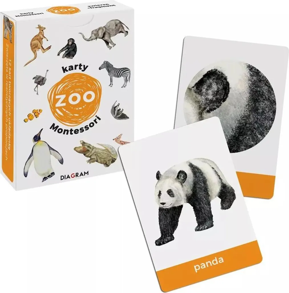 Cartes Montessori Zoo Maja Dusik : Illustrations Réalistes et Rigides
