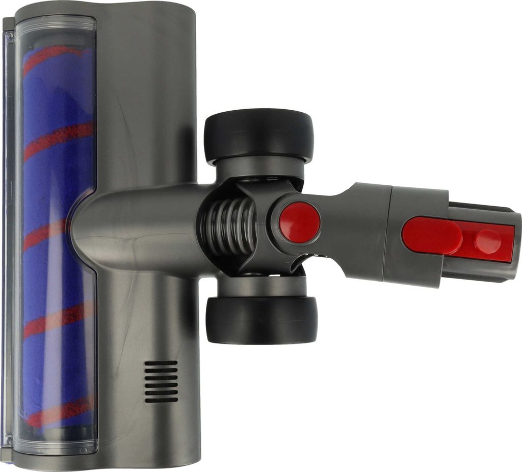 vhbw Turbodüse Bodendüse Softbürste für Teppiche kompatibel mit Dyson V11, V11 Advanced, V11 Outsize Staubsauger, 26,2 cm breit, mit Softwalze