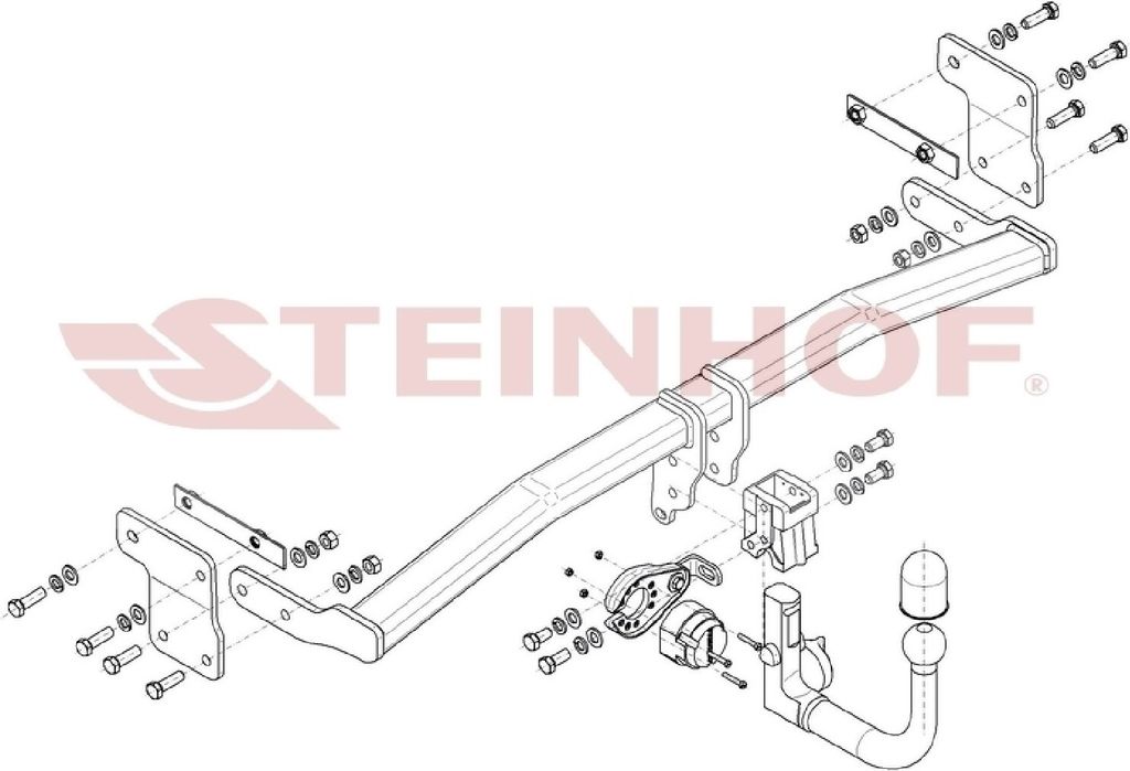 Z546829 Anhängerkupplung passend für KIA Ceed III 2018- abnehmbar