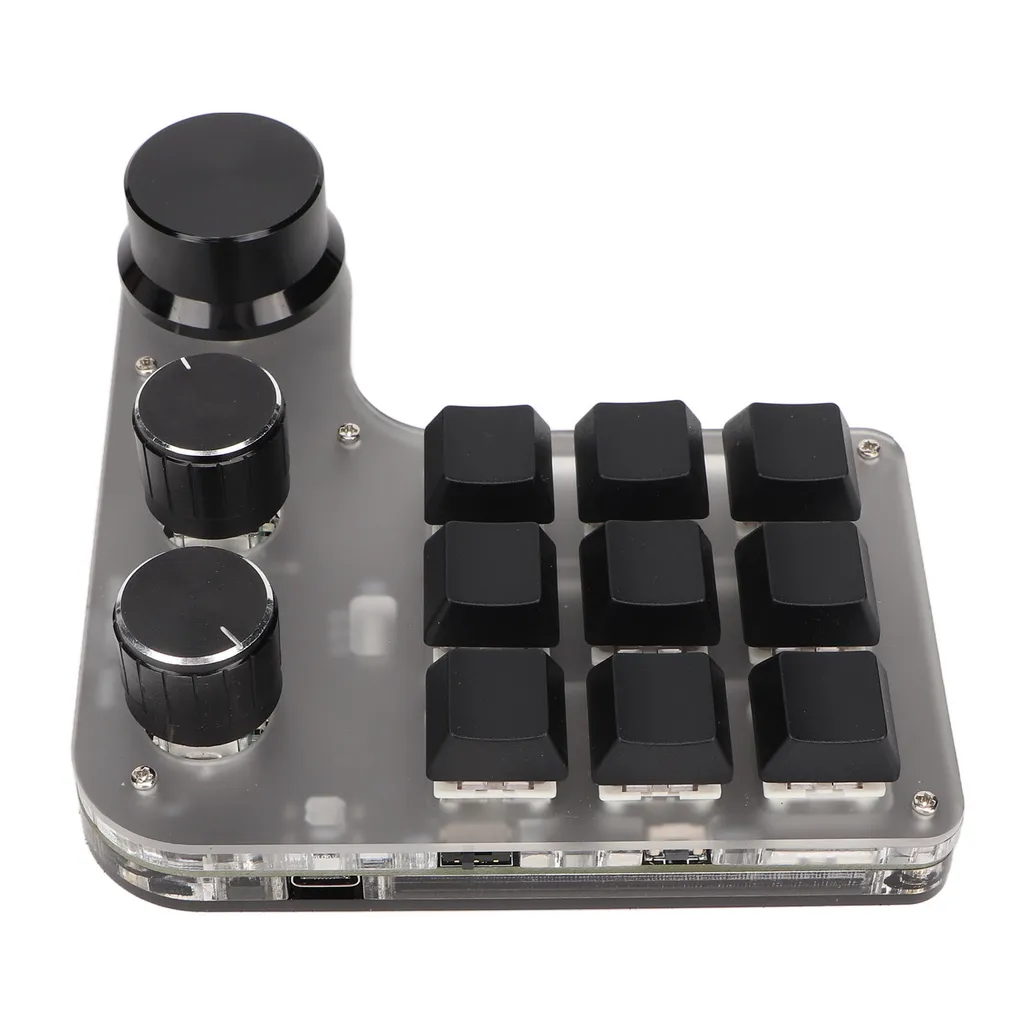 Mini clavier de jeu mécanique - Clavier macro programmable pour raccourcis - 5