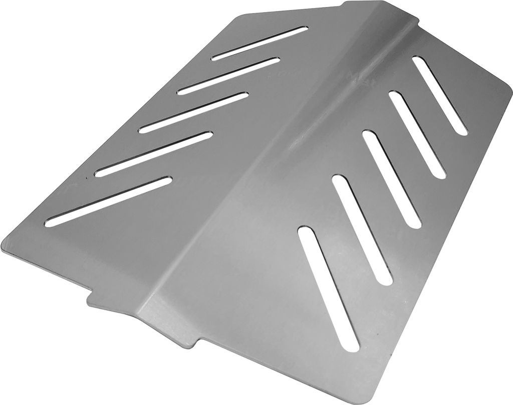 Wärmeleitblech Edelstahl ähnlich Hitzereflektor kompatibel mit Gasgrill von Weber (Weber Genesis bis 2017)