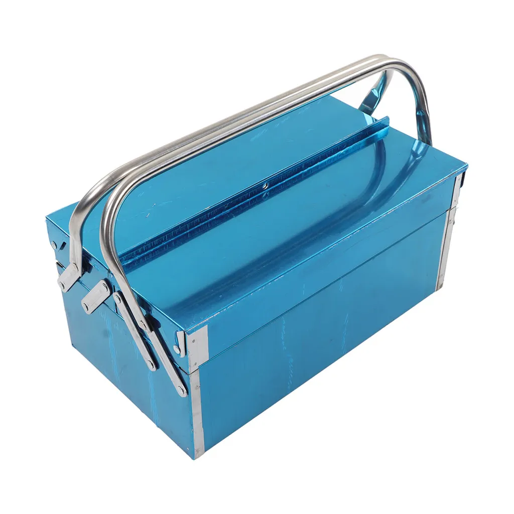 Boîte à outils en acier inoxydable à 3 compartiments pliable série PRO - 5