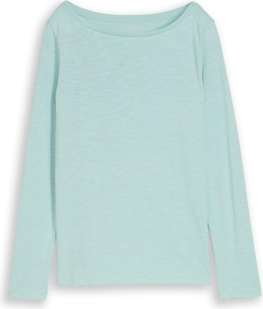 Basic Langarmshirt aus Baumwolle