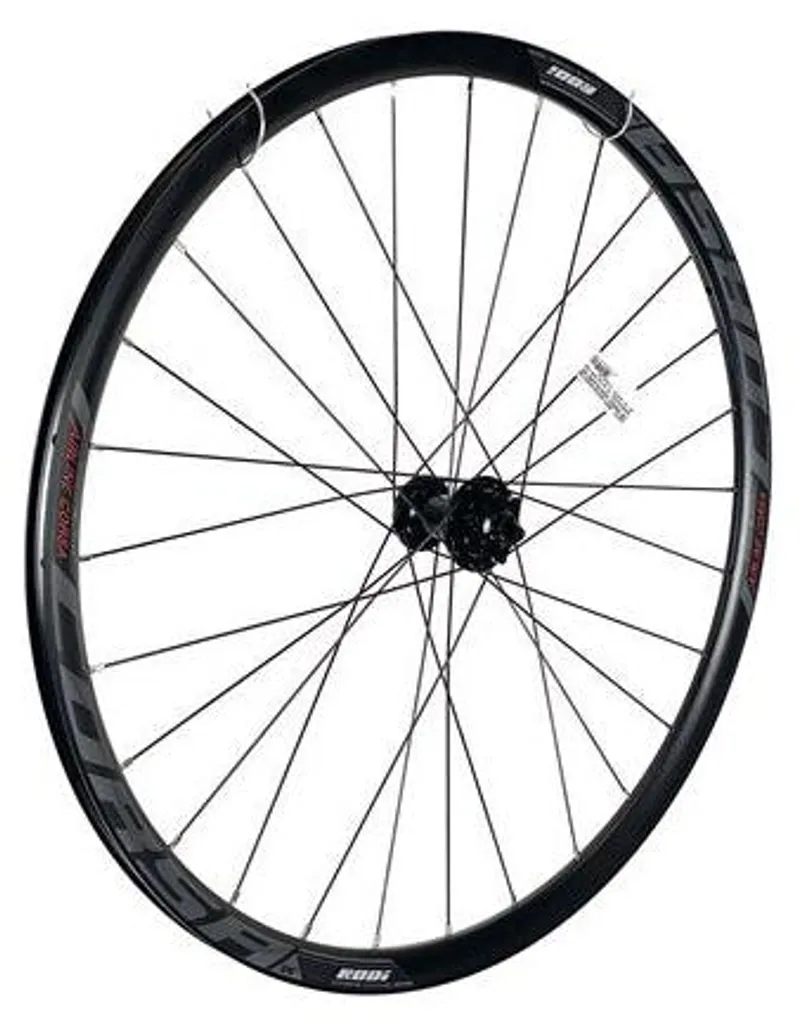 Roue de vélo 28 pouces Rodi Cyclone noire pour frein à disque TA12