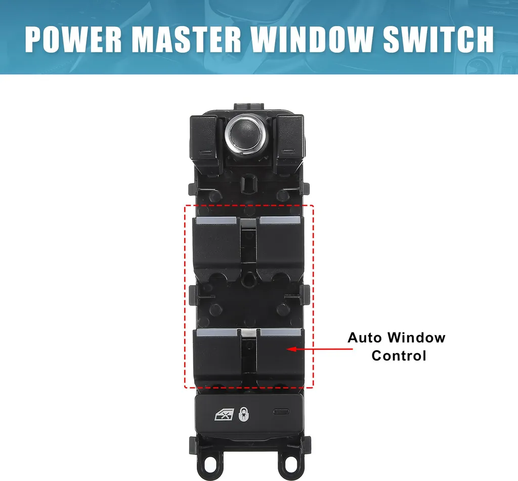 Interrupteur Lève-Vitre Principal Land Rover LR034932 Commande Master - 4