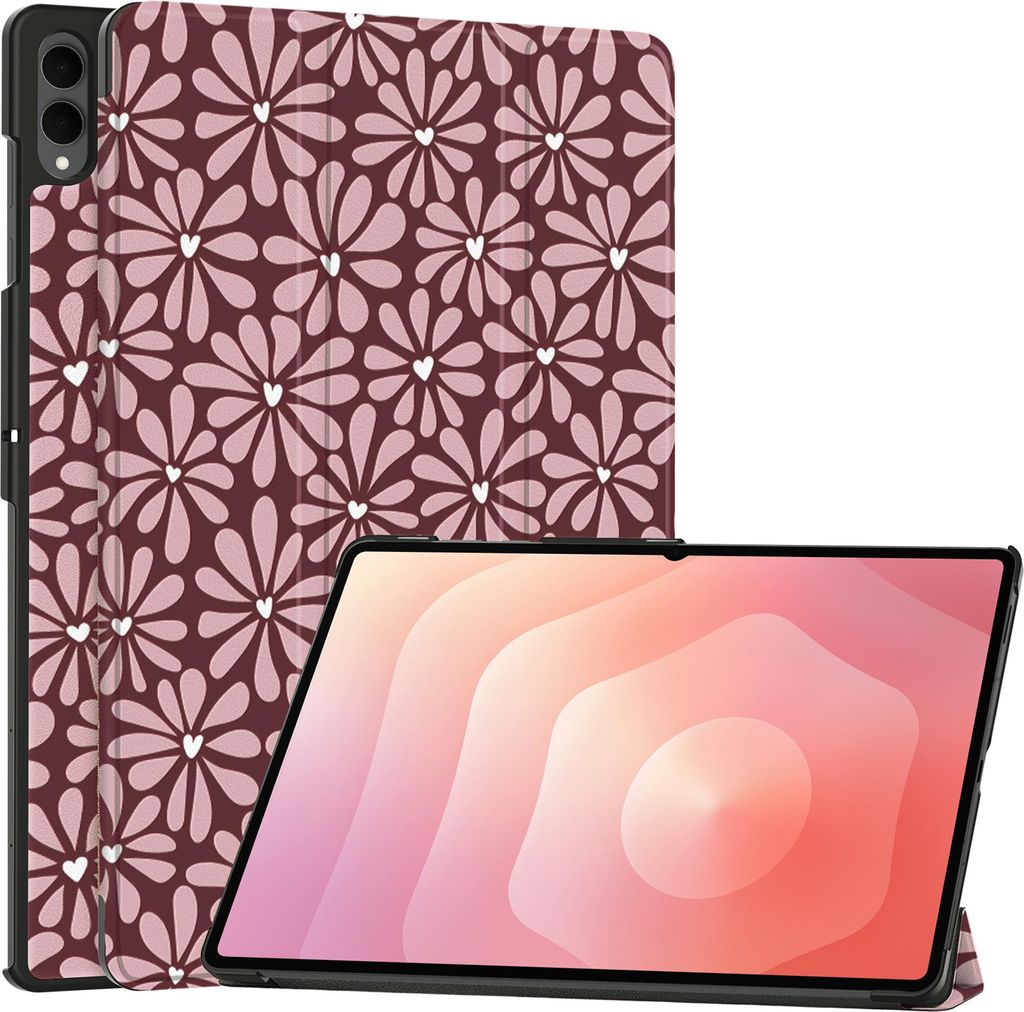imoshion Design Trifold Klaphülle Samsung Galaxy Tab S11 Ultra - Bloom Love Blush