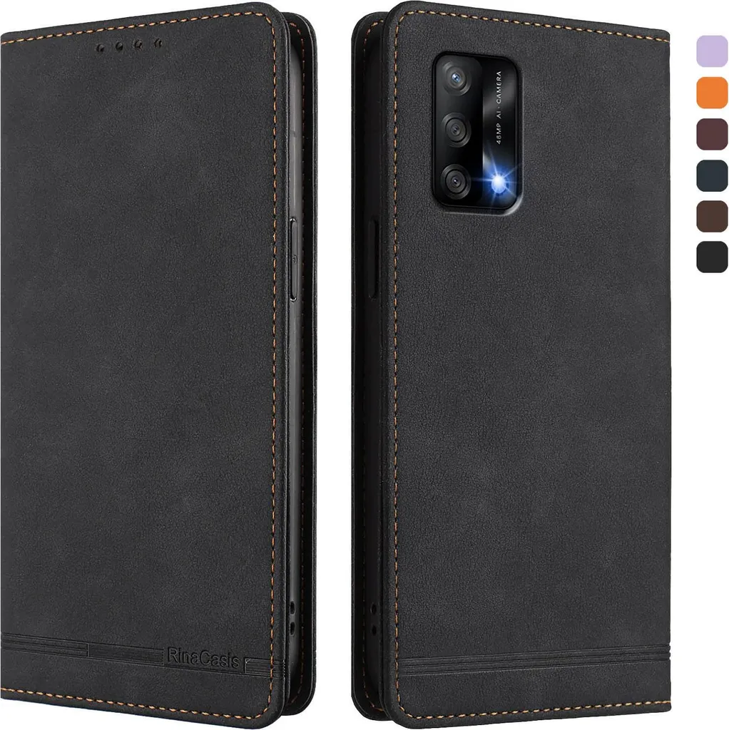 Custodia Flip in Tessuto Oxford e Pelle PU Compatibile con Umidigi G100