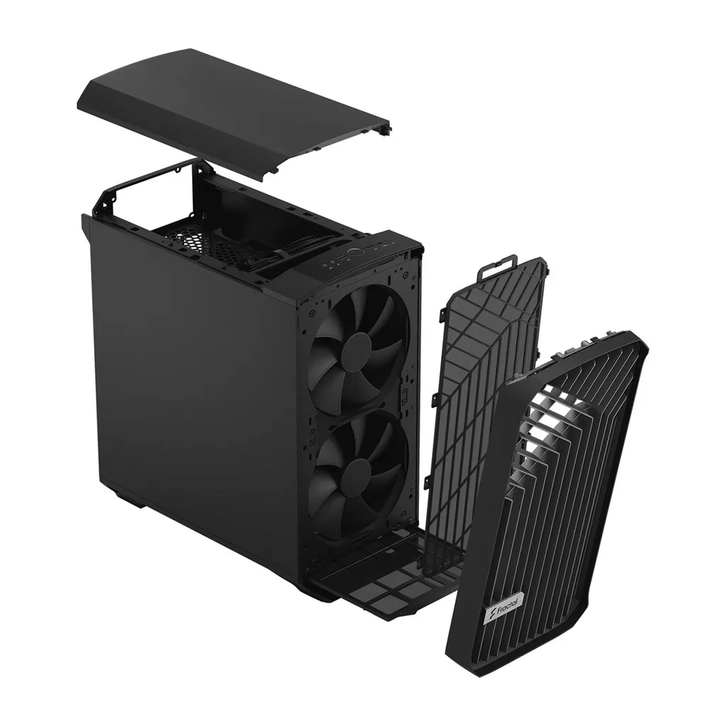 Fractal Design Torrent Compact Black Solid - Boîtier PC Moyen Tour Noir - 6
