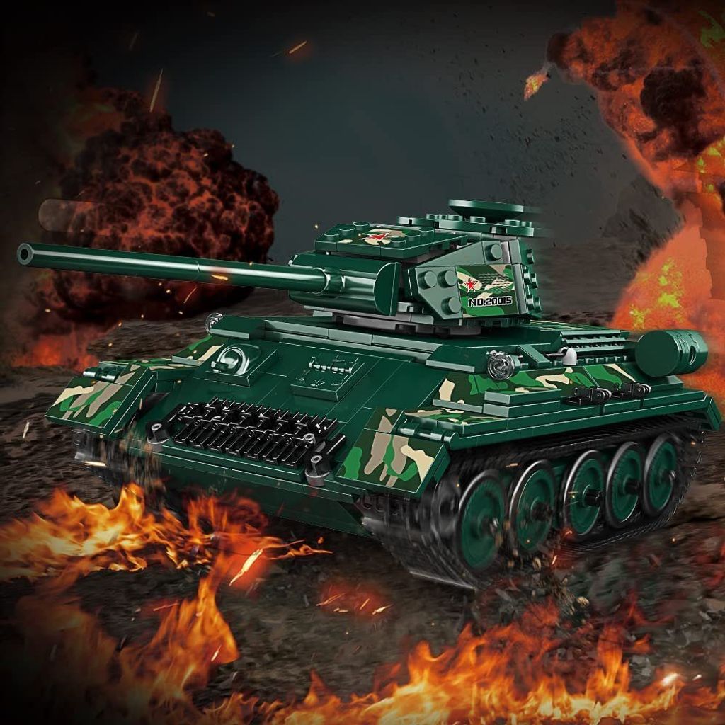 800 kusů stavebních bloků, Mould King 20015 Technic tank Obrázek produktu 2