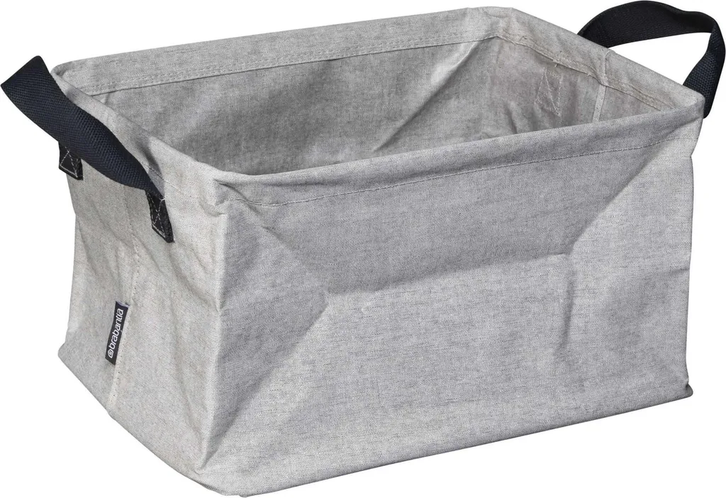 Sac à Linge 35L Pliable - Fini l'Encombrement avec ce Panier Gris Gain Place