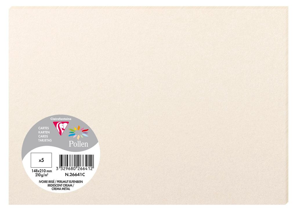 Clairefontaine 26641C,Mix 100%, 148 mm, 210 mm, 1 mm, 1 Stück(e), Frankreich