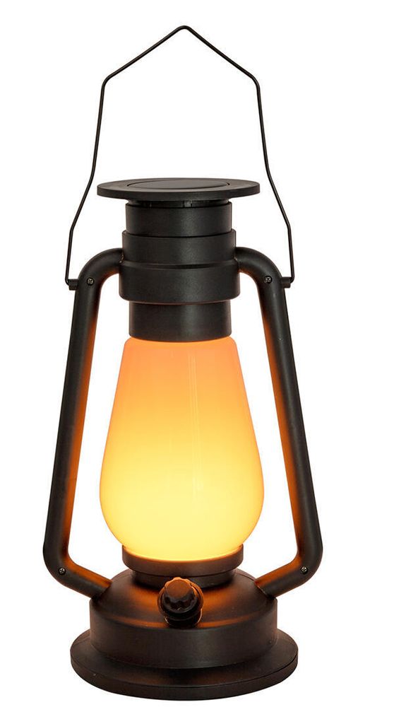 Lampe solaire PETROLEY, 17x14x30,5cm 72LED Metall/PH Image du produit 