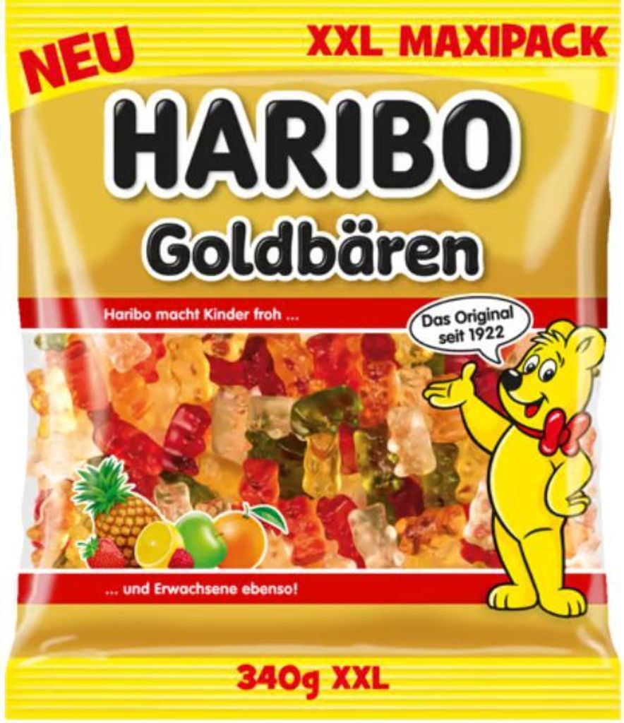 Haribo Goldbaren Goldbären 340g Produktbild 