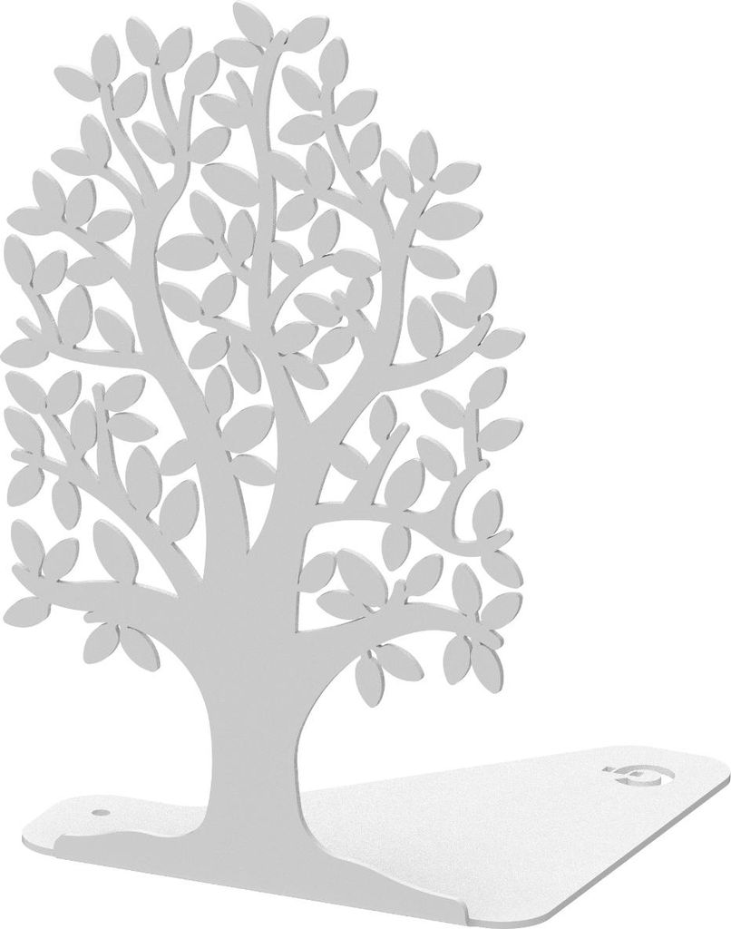 AD08 Podpěra, TREE, bílá jemná matná textura Obrázek produktu 