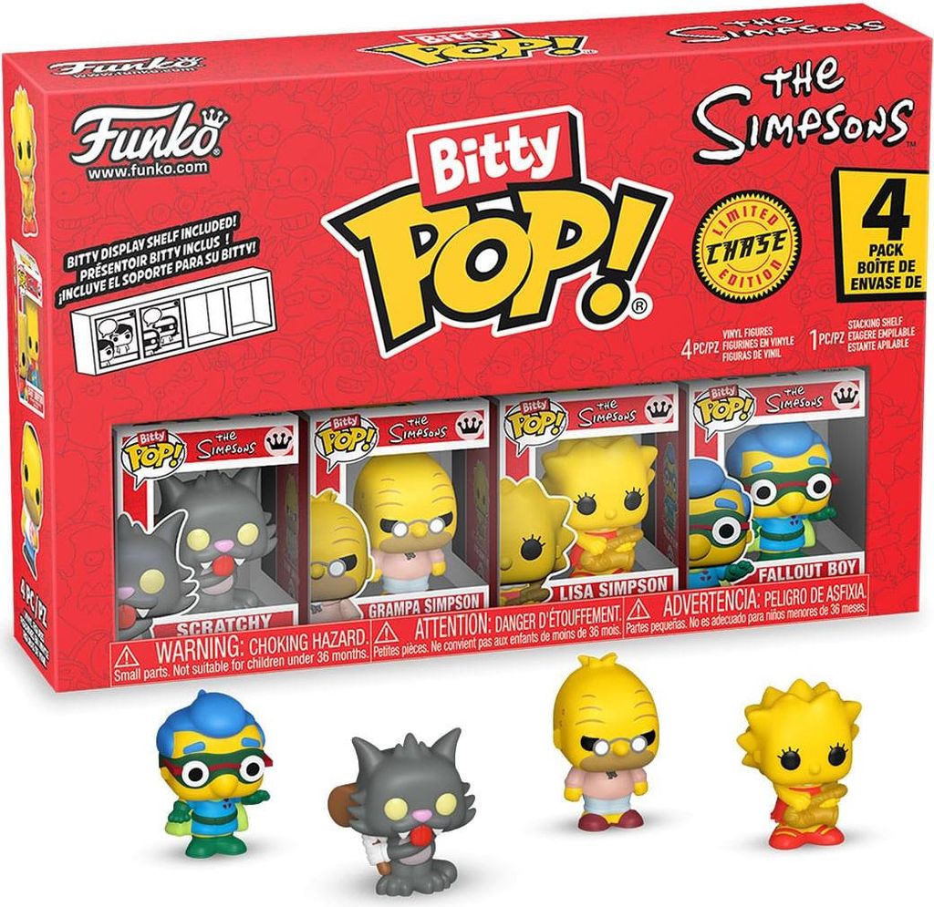 FUNKO Bitty POP - The Simpsons Series 4  #4er Pack Chance Produktbild 