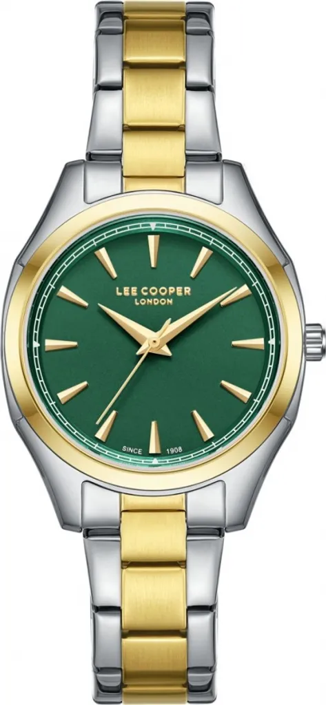 Montre-bracelet pour femme Lee Cooper LC08006.270 au design vert chic