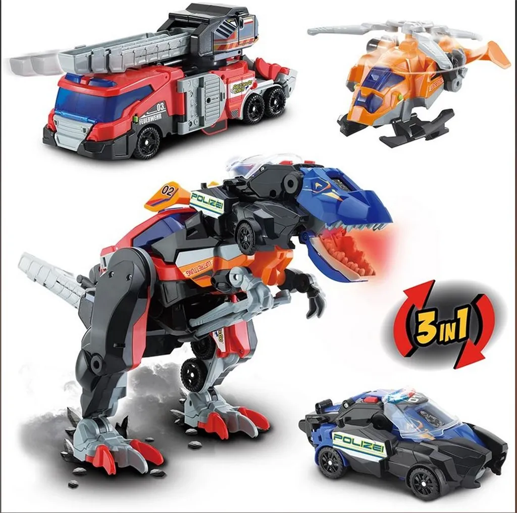VTech Super-T-Rex Switch & Go Dinos avec Écran LCD et Sons Préhistoriques