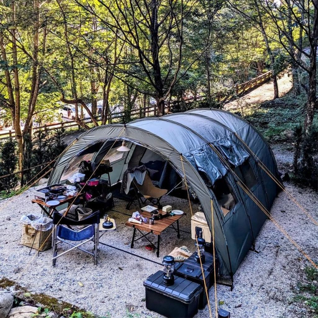CampFeuer Relax6 Zelt Hellblau/Grau