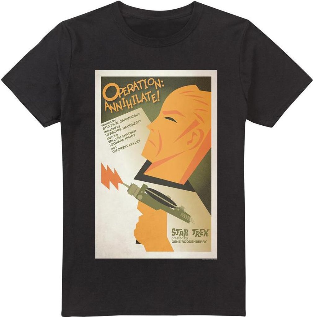 Star Trek - "The Original Series Episode 29" T-Shirt für Herren TV13850 (S) (Schwarz)