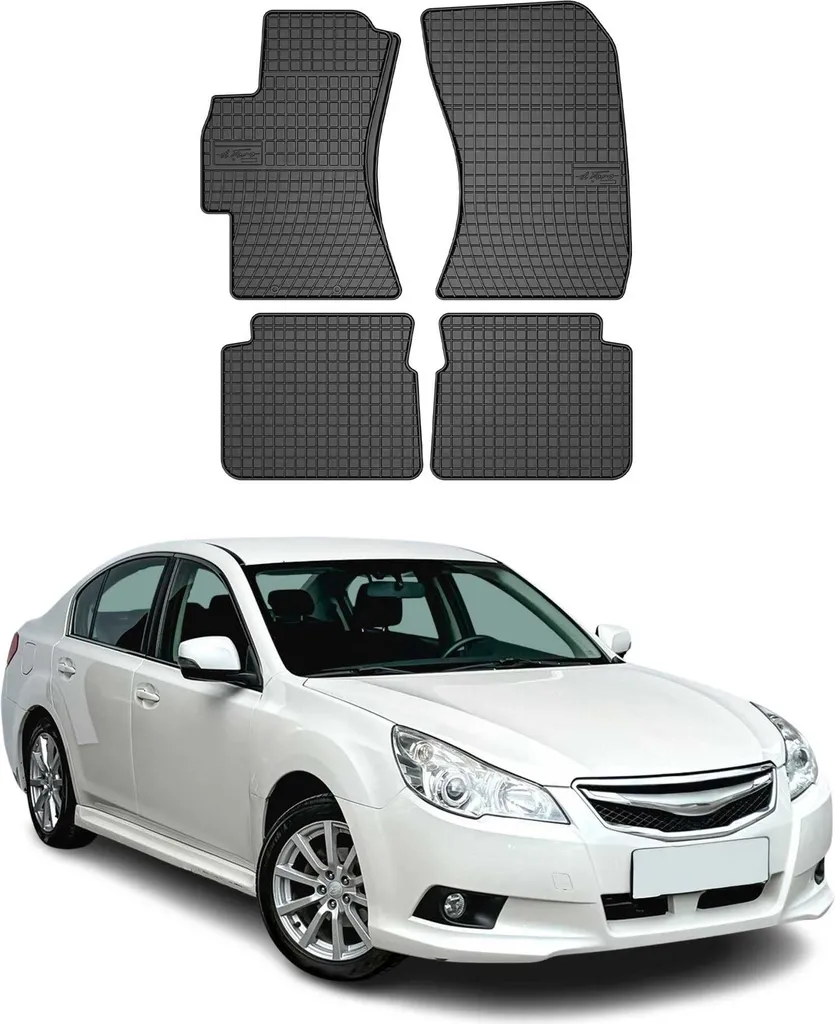Kit Tappetini 3D TPE per Subaru Legacy 2009-2015 - Qualità Superiore