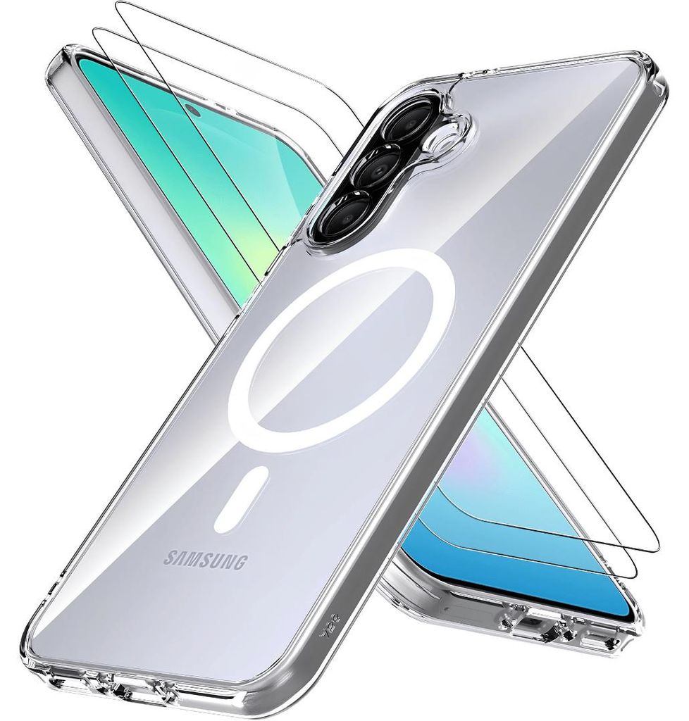Hülle + 2X Schutzglas für Samsung Galaxy A27 5G Panzerfolie Produktbild  KI-generiertes Bild