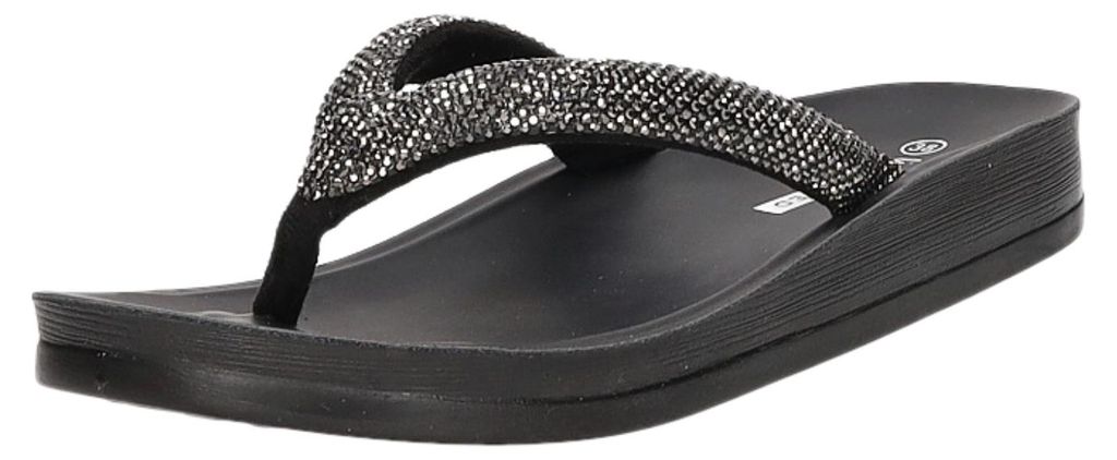 Pantolette bis 30mm Absatz (casual) 9033-2-BK Produktbild 
