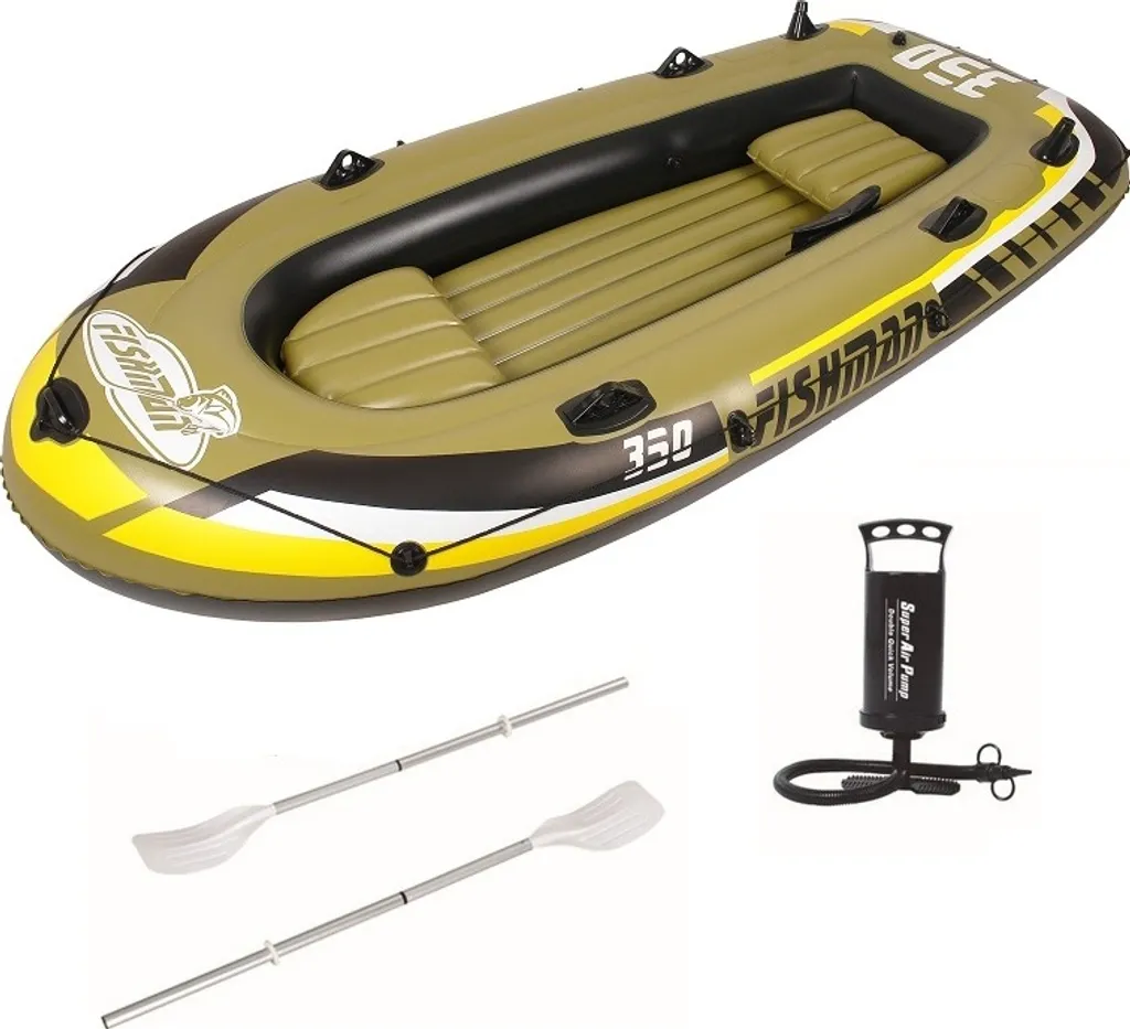 Bateau pneumatique Fishman 350 set complet pour la pêche en lac