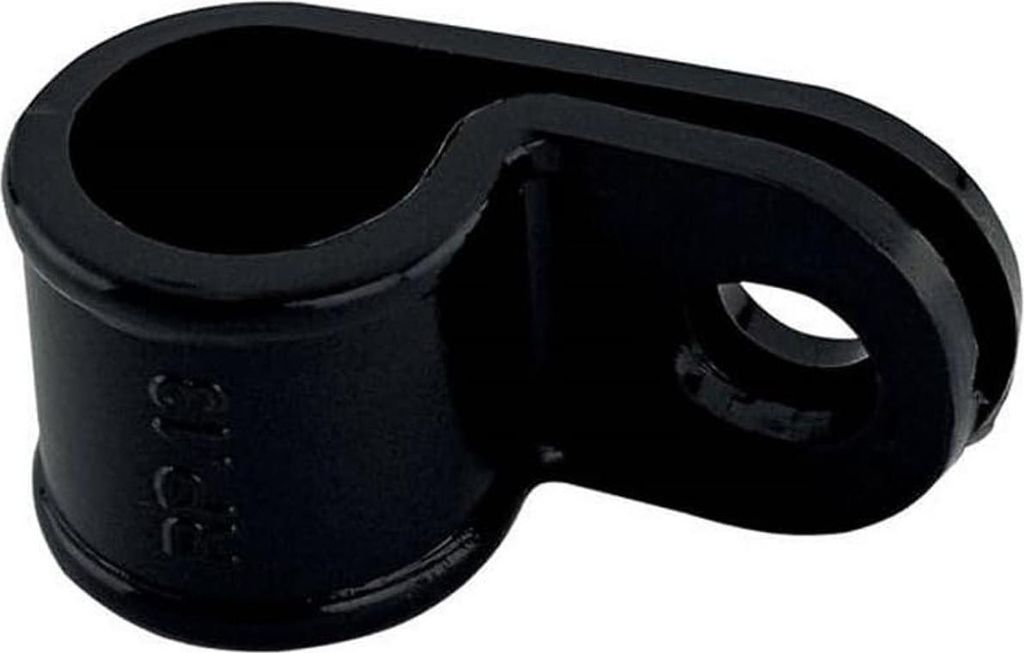 10 Stück Kalitec 8211000 RP13 Befestigungsschelle 12,3-13,3mm schwarz I Kabelschelle Polyamid I Kabelklemme 10mm I Kabelhalter 94-V2 I Kabelclip -...