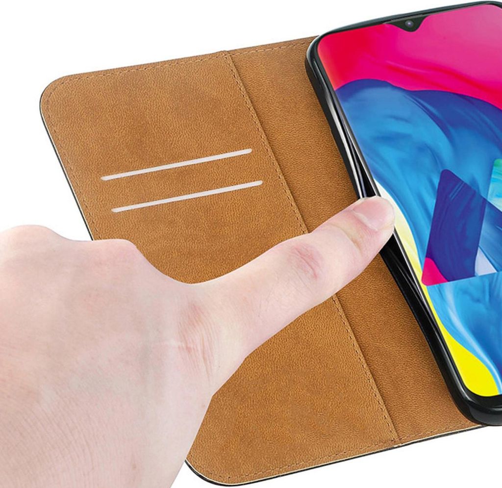 CUSTODIA A PORTAFOGLIO LIBRO per HUAWEI MATE 10 LITE Cover Pelle Nera