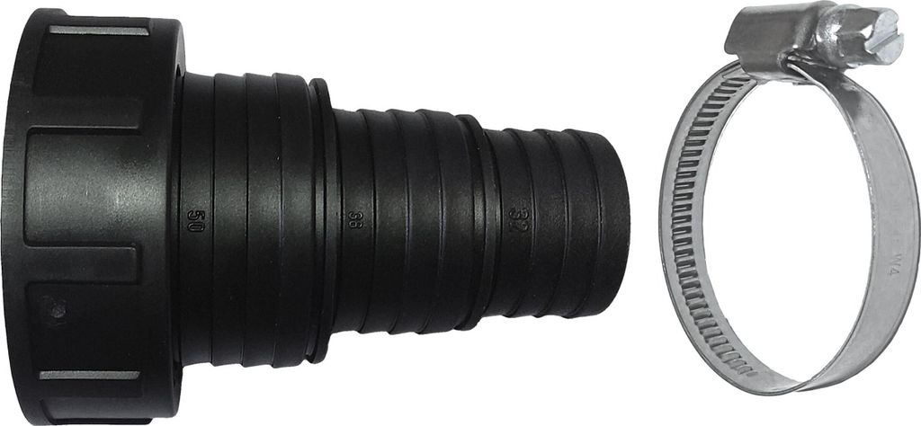 Stufenschlauchtülle Ø32 / 38 / 50mm x 2 Zoll Innengewinde Produktbild 