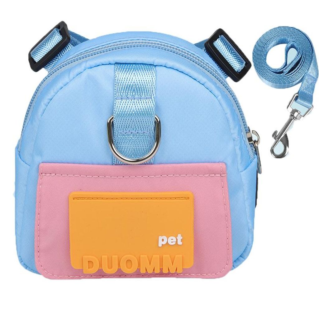 Heikoeco Haustier Rucksack, niedlicher Cartoon Hund Rucksack, geeignet für kleine Hunde und Katzen, tragbarer Haustier Rucksack für Outdoor-Akt...