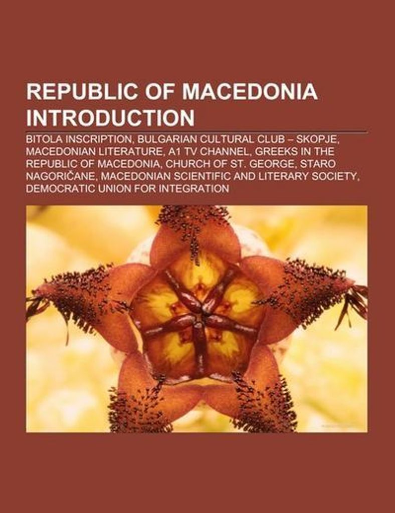 Republic of Macedonia Introduction