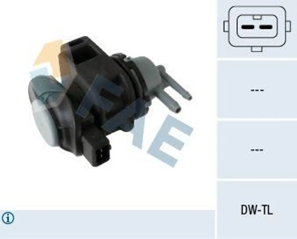 Électrovanne de commande de turbo FAE 56026 - Remplacement 8200201099