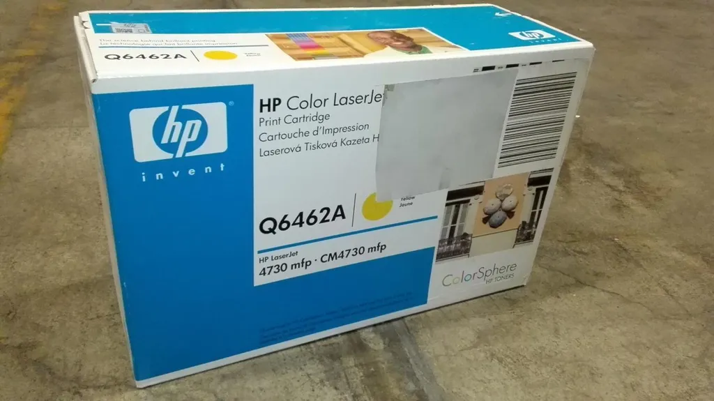 Toner HP 644A Jaune pour Impression de Documents LaserJet