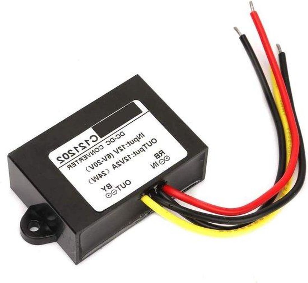 Drehstrom-Regler für 12V-Anpassung von 6-20V für Autoanwendungen, Kameraausrüstung, Sicherheits- und Lüftungssysteme, Wasserpumpen und Motorant...